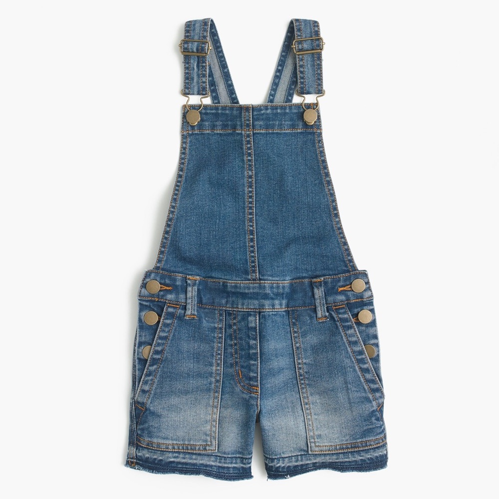 J. Crew Crewcuts Stretch Denim Shortalls